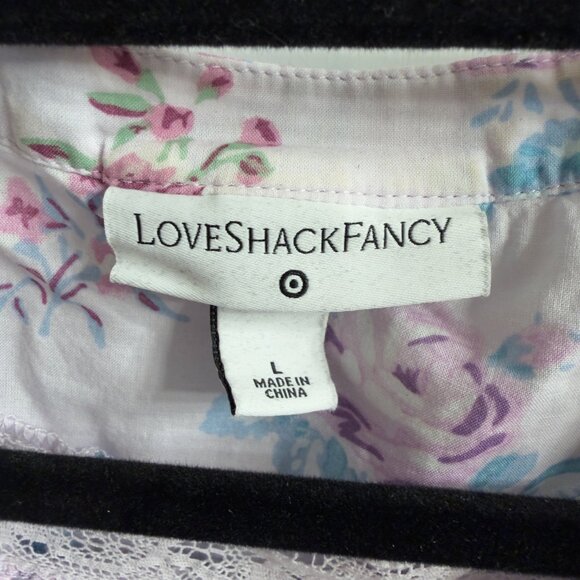 LoveShackFancy x Target LSF Light Purple Lou Mini Sun Dress 100% Cotton L Large - Picture 5 of 16